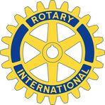 Logo rotary jaune et bleu